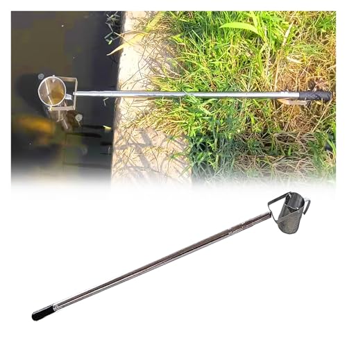 LZMZMQ Water Sample Collection Pole with 16.9fl oz Graduated Cup, Portable Extension Water Sampling Pole Kit Telescoping to 23 20 16 12 8 5 ft Long, for Factory/Workshop/River(3.6-9.8ft/1.1-3m)