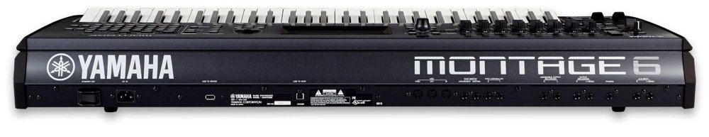 Yamaha Montage6 61-key Synthesizer Workstation, Black