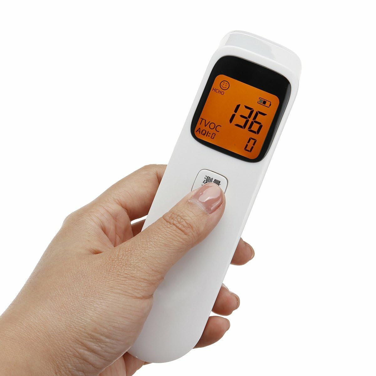 Smart Air Formaldehyde Gas Detector Monitors Tester for HCHO/TVOC/AQI Detection
