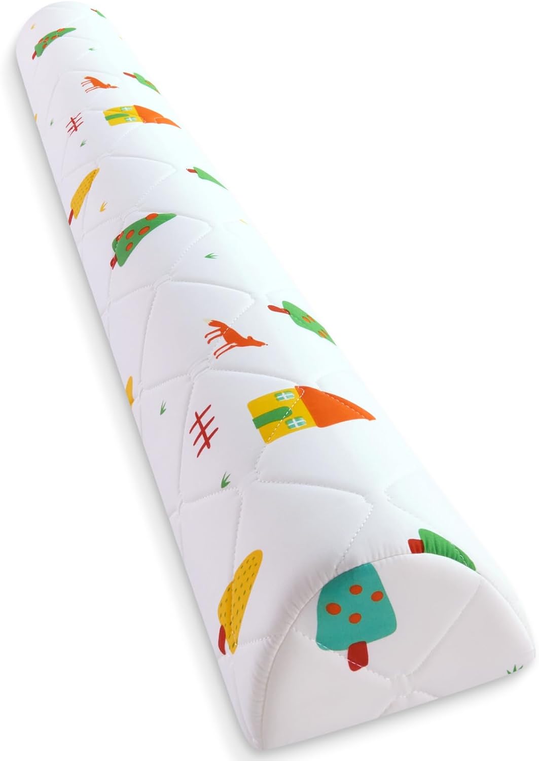 1-Pack Premium Foam Bed Bumpers for Toddler, Non-Slip Bed Rails for Toddlers for Twin, Queen, King Beds, Machine Washable Bumpers Cover for Easy Care?Size?52" x 7" x 5"? Forest Party 52" x 7" x 5"?1-pack?