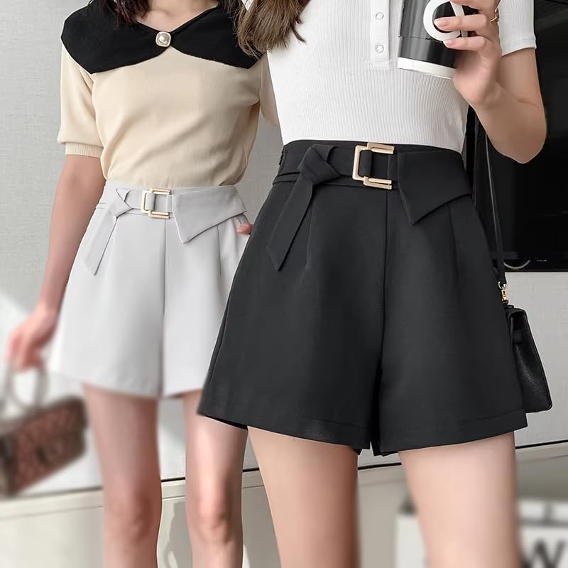 Shorts Women Summer Wide-Leg Shorts Office