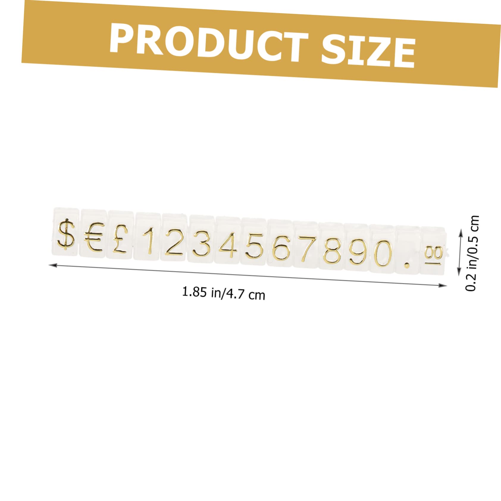 SEWACC 1set Tag Retail Pricing Display Mini Stickers Retail Cubes Label Stand Display Tags for Retail Cube Stickers Pricemarker Gold Cubes Sterling Cubes Gold Pricing Cubes Plastic 20pcs