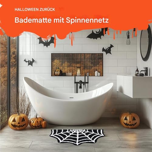 Tapis d'Halloween antidérapant contre les sols glissants de douche - 3