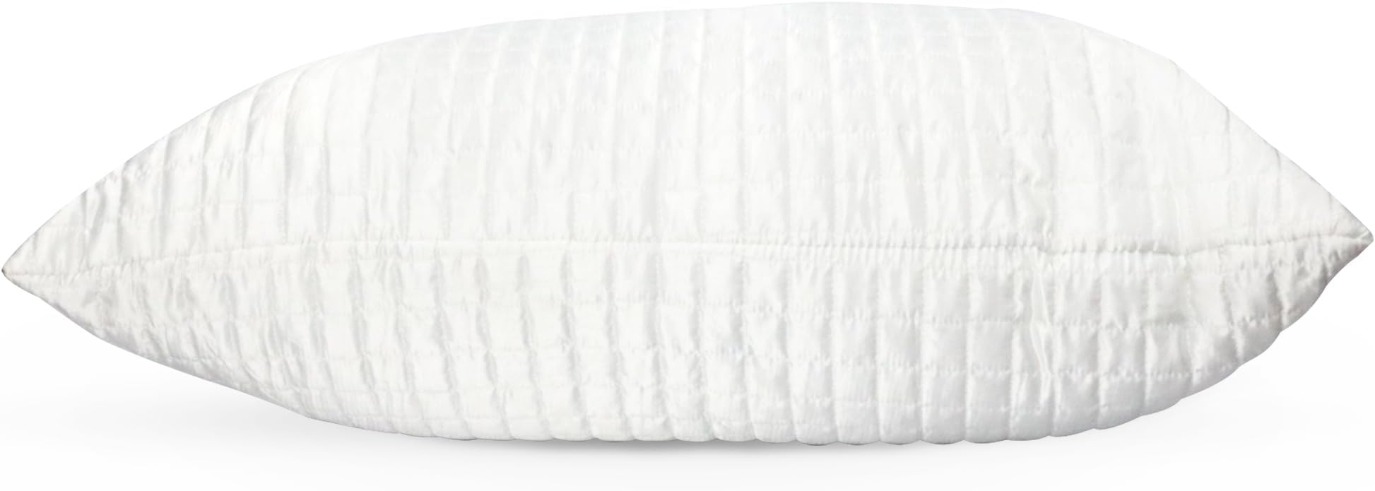 Hotel Linen Klub Glofresh Anti-Microbial Quilted Pillow - 160TC 100% Cotton, 700 Grams Soft Fiber Filling with Advanced Anti-Microbial Technology for Enhanced Hygiene and Comfort, Size: 50 x 75 cm