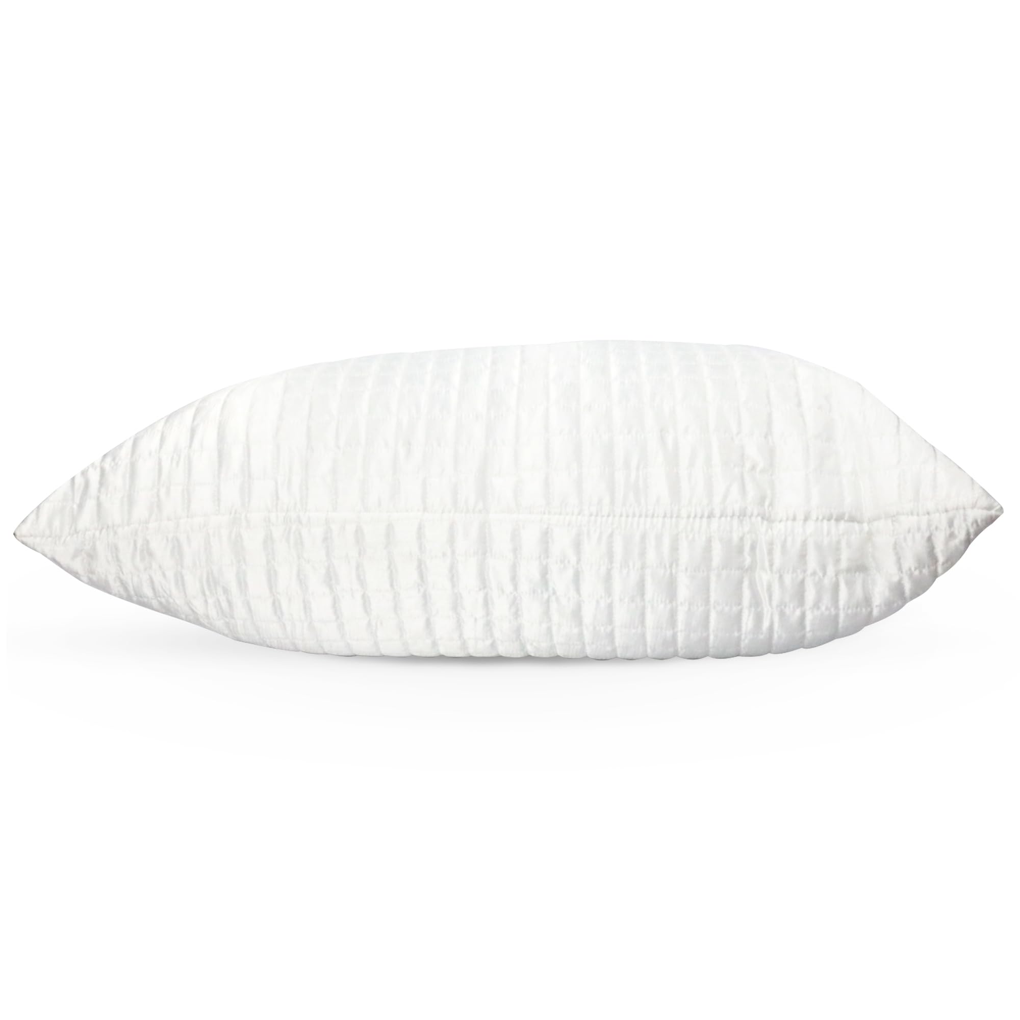 Hotel Linen Klub Glofresh Anti-Microbial Quilted Pillow - 160TC 100% Cotton, 700 Grams Soft Fiber Filling with Advanced Anti-Microbial Technology for Enhanced Hygiene and Comfort, Size: 50 x 75 cm