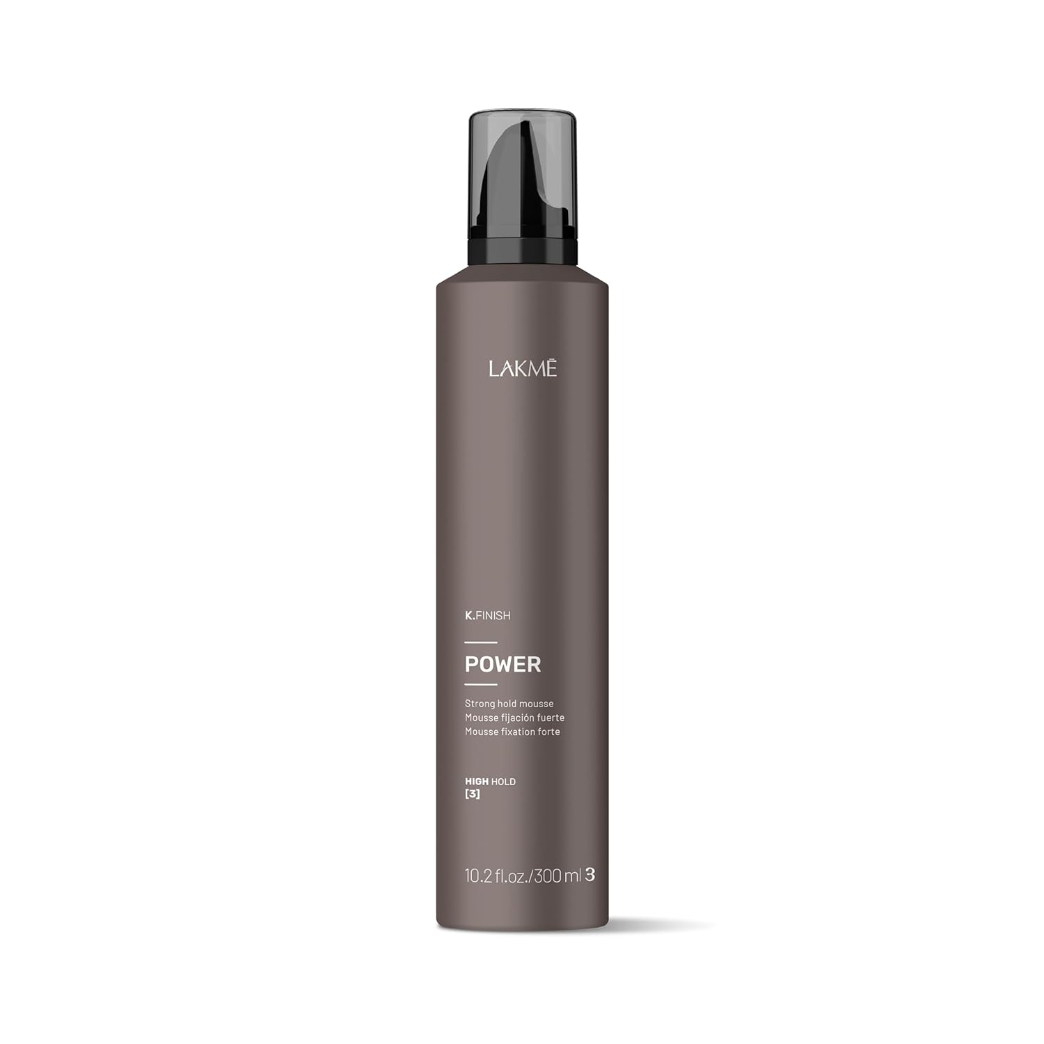 LAKMÉ K.Finish Power Strong Hold Hair Mousse, Volumizing Mousse, Extreme Hold, Frizz Control, 10.2 Fl Oz