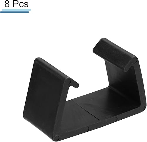 Miniatura 3 de PATIKIL Clips para muebles de patio, paquete de 8 abrazaderas de mimbre para sofá de ratán de 2.795 in de diámetro, sujetadores de silla de conexión