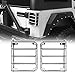 Hooke Road Chrome Taillight Light Guard Cover for 2007-2018 Jeep Wrangler & Wrangler Unlimited JK - Pair