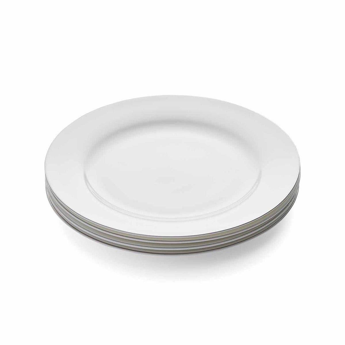 Royal Worcester Portmeirion Serendipity Platinum Dinner Plates Set Of 4 (Dinner Plate) Silver