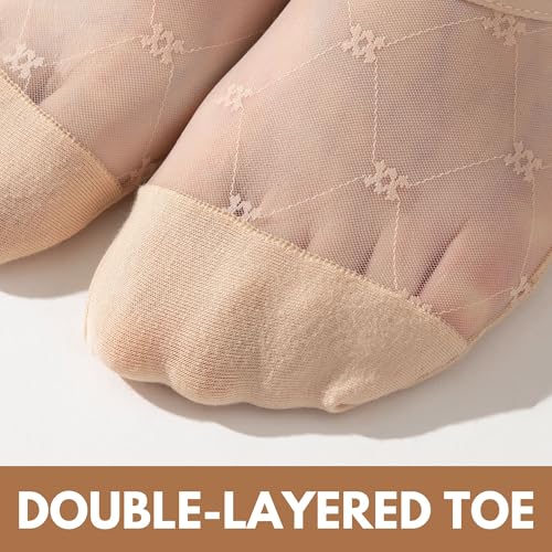 Image of Soxbang Ultra Thin Liner Socks Seamless 5-11.5US,No Show Socks for Women Lightweight Flat Boat Line Cotton Footies