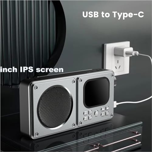 Radio portátil FM Tangxi con Bluetooth y reproductor MP3 miniatura 6