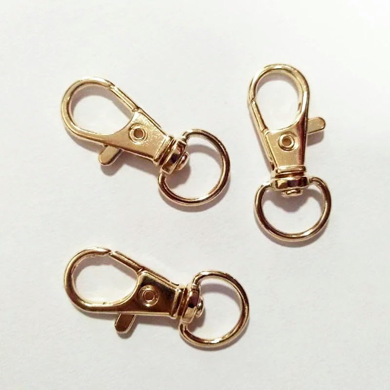 LINGP 10 stks/partij Legering Hart Vorm Kreeft Sluiting Sleutelhanger Split Haken Voor DIY Sieraden Maken Ketting Armband Connector Accessoire