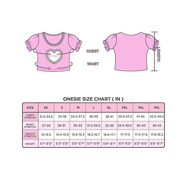 Littleforbig-Kawaii-Crop-top-Puff-Sleeve-Scoop-Neck-Shirt Littleforbig Kawaii Crop top Puff Sleeve Scoop Neck Shirt – Little Babygirl XL Pink