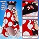 Disney Minnie Mouse Kapuzenhandtuch 100% Baumwolle Mädchen Poncho Kinder Strand Badetuch Schwimmumhang Wechselbademantel