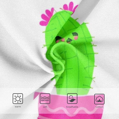 Cute Cacti Plants Funny Girl Panties Cute Girls Underwear Toddler Cotton Designer Kids Undies Briefs 2t3