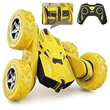 SGILE RC Stunt Car Toy Gift, 4WD Remote Control Car with 2 Sided 360 Rotating Rc Car for Kids Girls