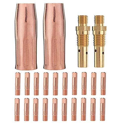 Alffun 24 pcs MIG Welding Kit For 0.035" Lincoln 100L Tweco Mini/1 gas