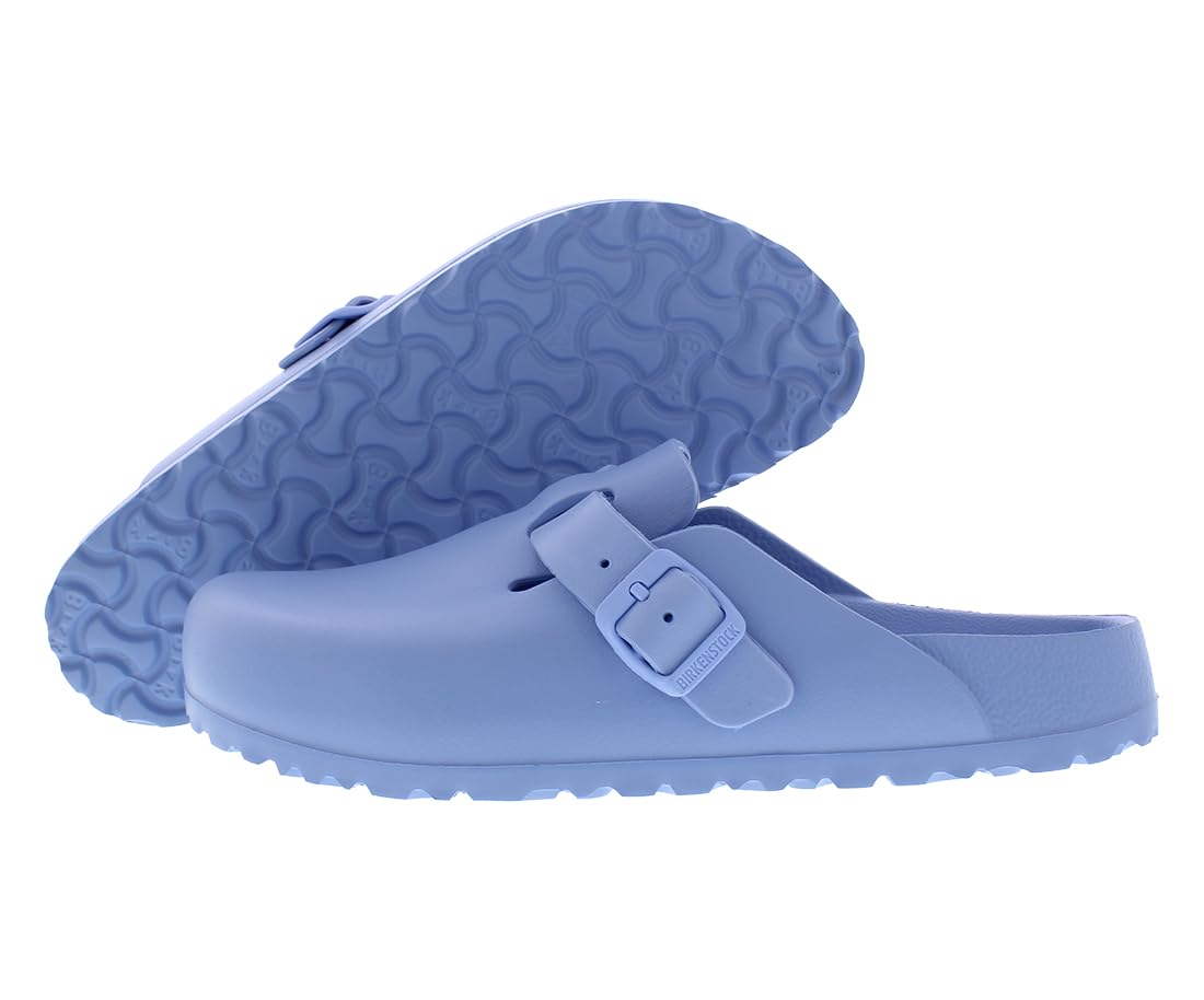 Birkenstock Boston Eva Narrow Unisex Shoes Size 6, Color: Dusty Blue-Blue