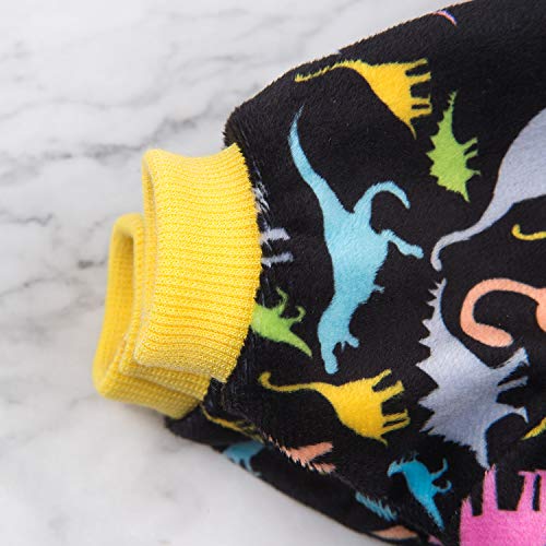Cutebone Dog Pajamas Dinosaur Dog Apparel Dog Jumpsuit Pet Clothes Pajamas P26L Large #TOP4