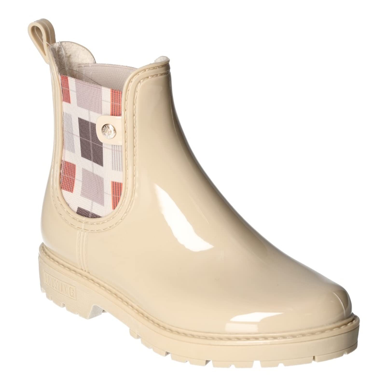 MUSTANG Women's Chelsea Boot, beige, 7 UK