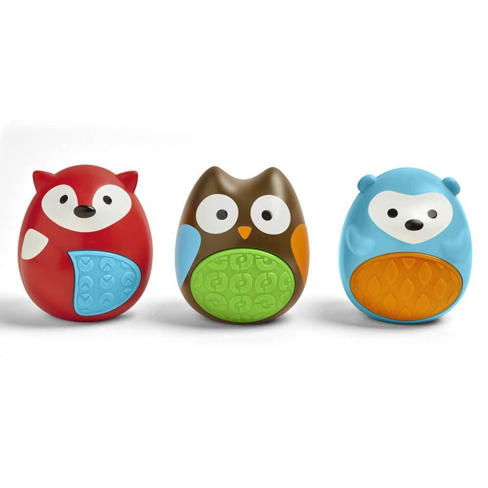 Skip Hop Baby Toy Maracas, Egg Shaker Trio Musical Toy, 3 Piece Set