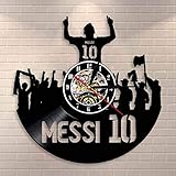 5 einzigartige Wanddekoration mit 30,5 cm Vinyl-Schallplatte. Die langlebige Vinyl-Schallplatten-Wanduhr macht das Haus verträumter und einzigartiger, Aluminiumzeiger, korrosionsbeständig, präzise und langlebig