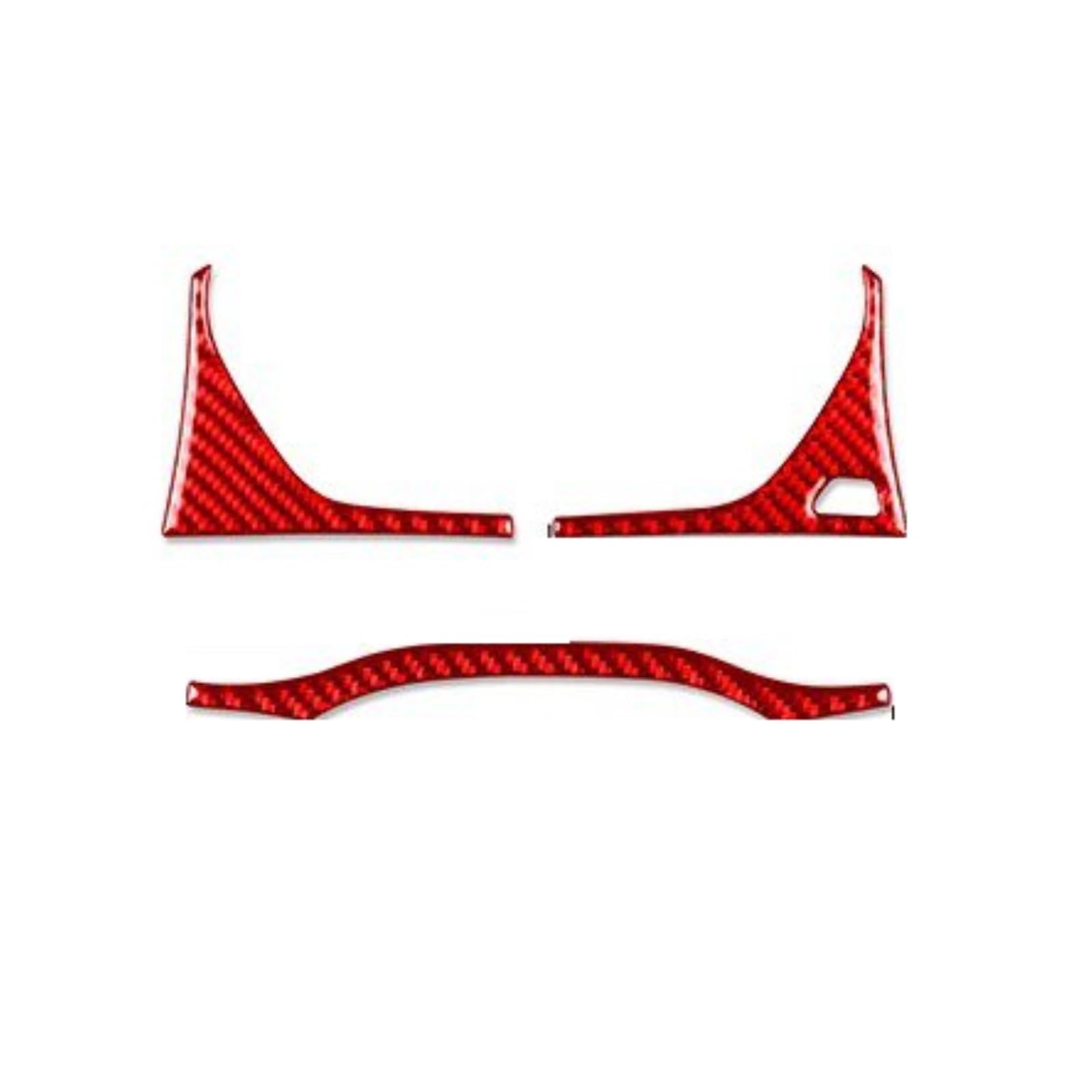 Interior Trim for Q5 for Q5L FY 2018 2019 2020 2021 2022 2023 Accessories Carbon Fiber Interior Auto Speedometer Surround Panel Trim Sticker Auto Central Decoration