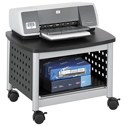 Safco Scoot Under Desk Stand for Printer - Black Cover
