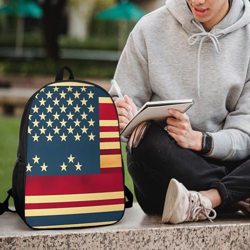 Sac à dos drapeau américain grand format pour protéger votre ordinateur portable 17" - 6