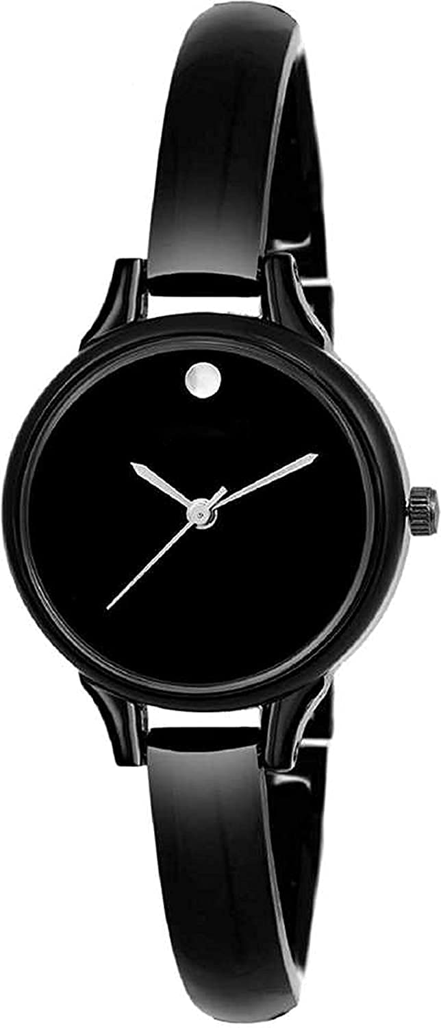 SELLORIA Brand A Black Plated Strap and case and Black dial Analog Watch for Girls and Women Pack of - 1 (B09DGKD8TW) Amazon Price History, Amazon Price Tracker