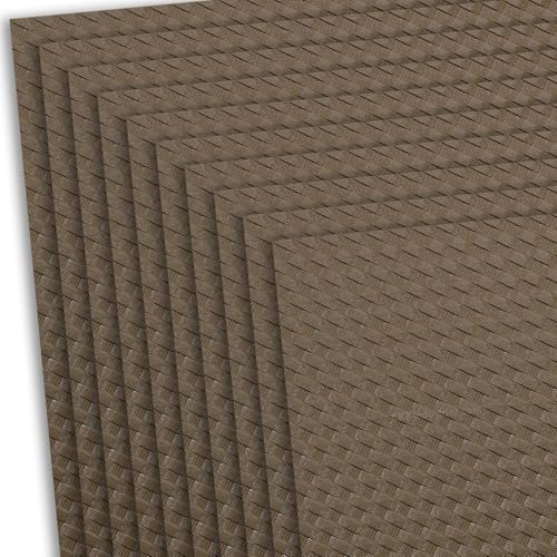 HOLSTEX Thermoform Sheet - (Basketweave Texture) - (.125 Thickness) - (12in x 12in Sheet) - (Killer Coyote) - (10 Sheets) - for Holster Making, DIY Cosplay, Airsoft Armor