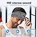 TOPIEI Sleep Headphones Bluetooth Headband for Side Sleeper, 17 Hours Playtime, Wireless Headband Headphones with HD Stereo Speakers for Workout,Running,Yoga, Ideal Gifts for Men, Women, Teens, Grey