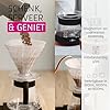 Hario V60 Glass Range Coffee Server ، 360 مل ، أسود