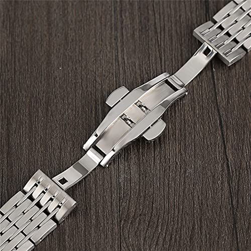 Sangle ajustable 22 mm en acier inoxydable à couper pour poignet