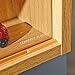 Inter Link Simply Vitrina de madera MDF y vidrio, Marrón, 80 x...