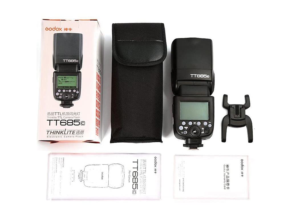 GODOX TT685-c Canon用 Godox TT685C ThinkLite C Flash 1 8000s GN60 para câmera Canon EOS