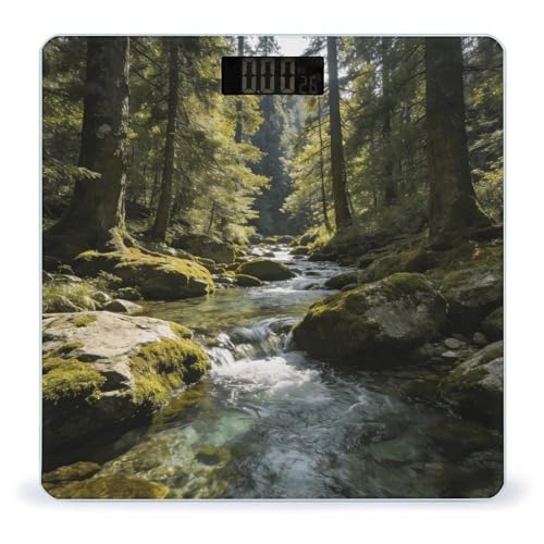 Báscula digital de baño Green Valley Stream Waterfall 400lb miniatura 1