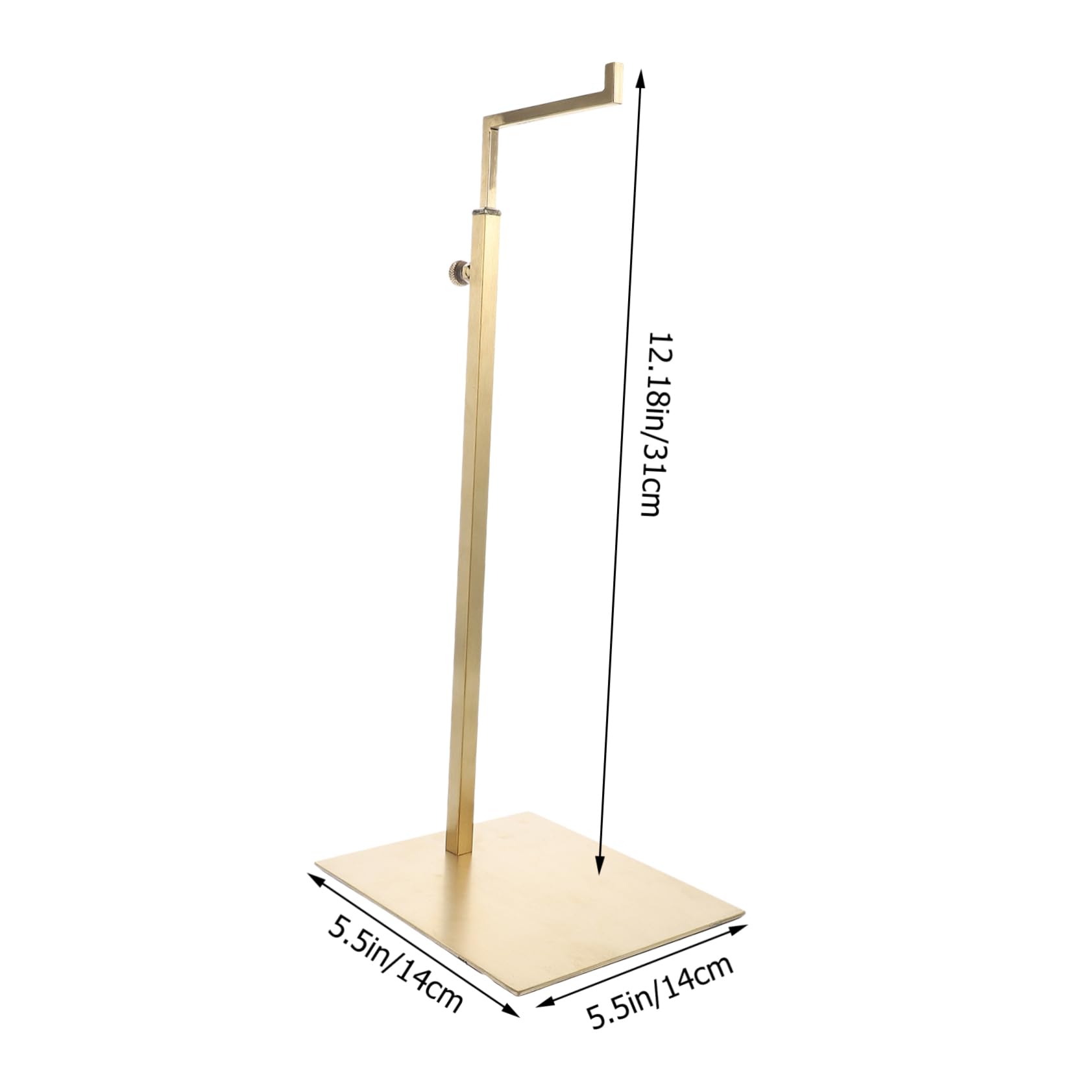 HOMOCONO Stainless Steel Display Stand T-Shirt Display Stand for Vendors Bag Hanging Holder Handbag Hanger Random Style