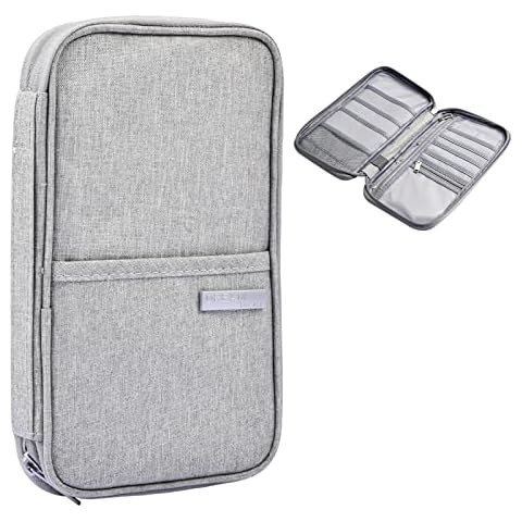 Travel Document Wallet Organiser Travel Wallet Travel Document Holder Passport Holder Travel Wallet Passport Bag Travel Wallet Organiser Passport Wallet for Business Trip / Travel / Vacation Cover