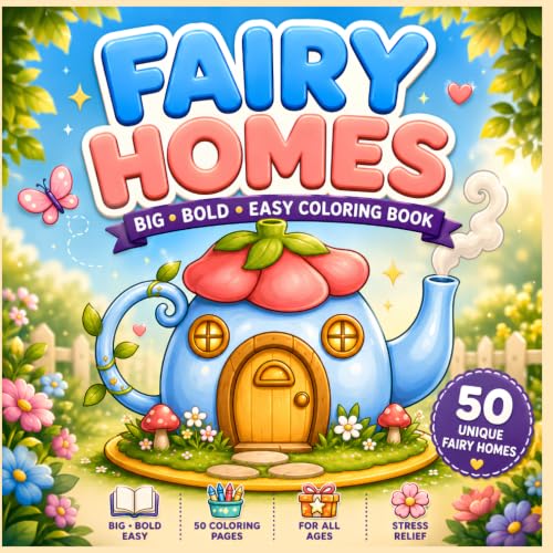 Fairy Homes Coloring Book