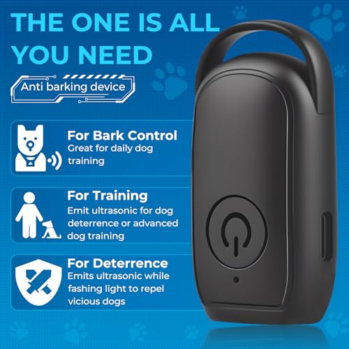 Antibell Ultraschall Gerät für Hunde, Ultraschall-Hundetrainingsgerät zur Bellreduktion – Effektiver Bellenstopper für kleine und große Hunde, flexibel einsetzbar im Innen- & Außenbereich