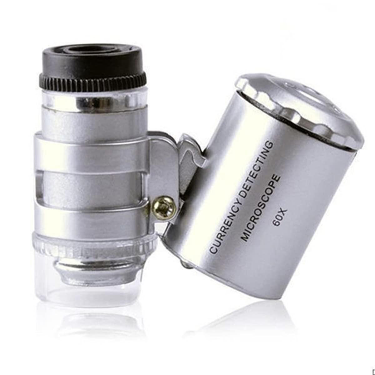 asdchZen Microscope Accessories Kit Slide Preparation Camer Mini 60X Magnifier Microscope With Led Light Microscope Accessories