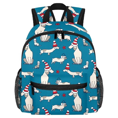 Sac à dos enfant carlin multicolore idéal pour la maternelle et les sorties