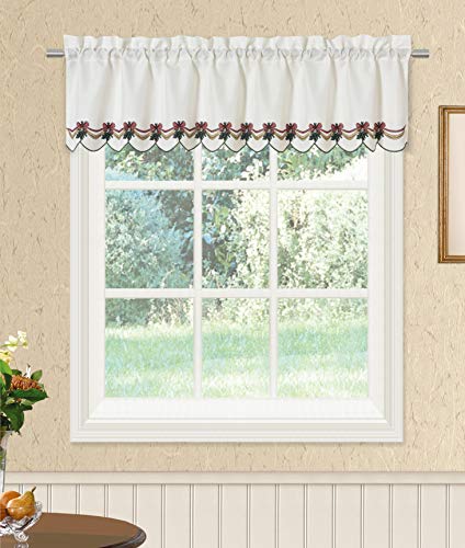 Lorraine Home Fashions Mistelzweig-Fenstervorhang, Volant, 147,3 cm B x 30,5 cm L Cover
