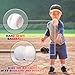 Poosue 24 Pack Youth Baseballs - 9 Inch Faux Leather Practice Balls for Teen Training, Hitting, Pitching & Fielding Drills | Lightweight Unmarked Baseballs for Backyard & School Team Practice