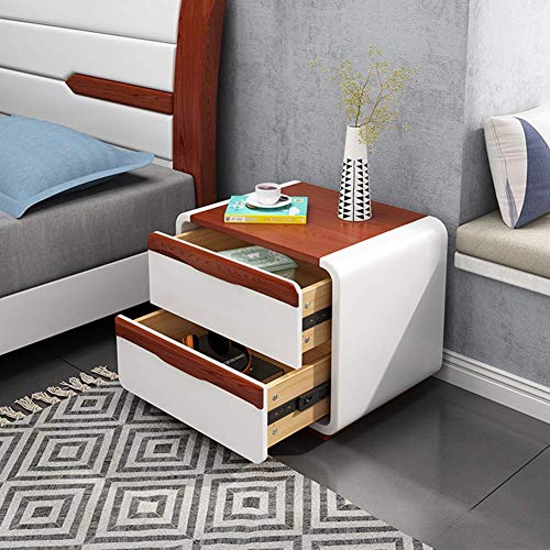 Table de chevet moderne compacte avec tiroirs pour optimiser l'espace du lit - 3