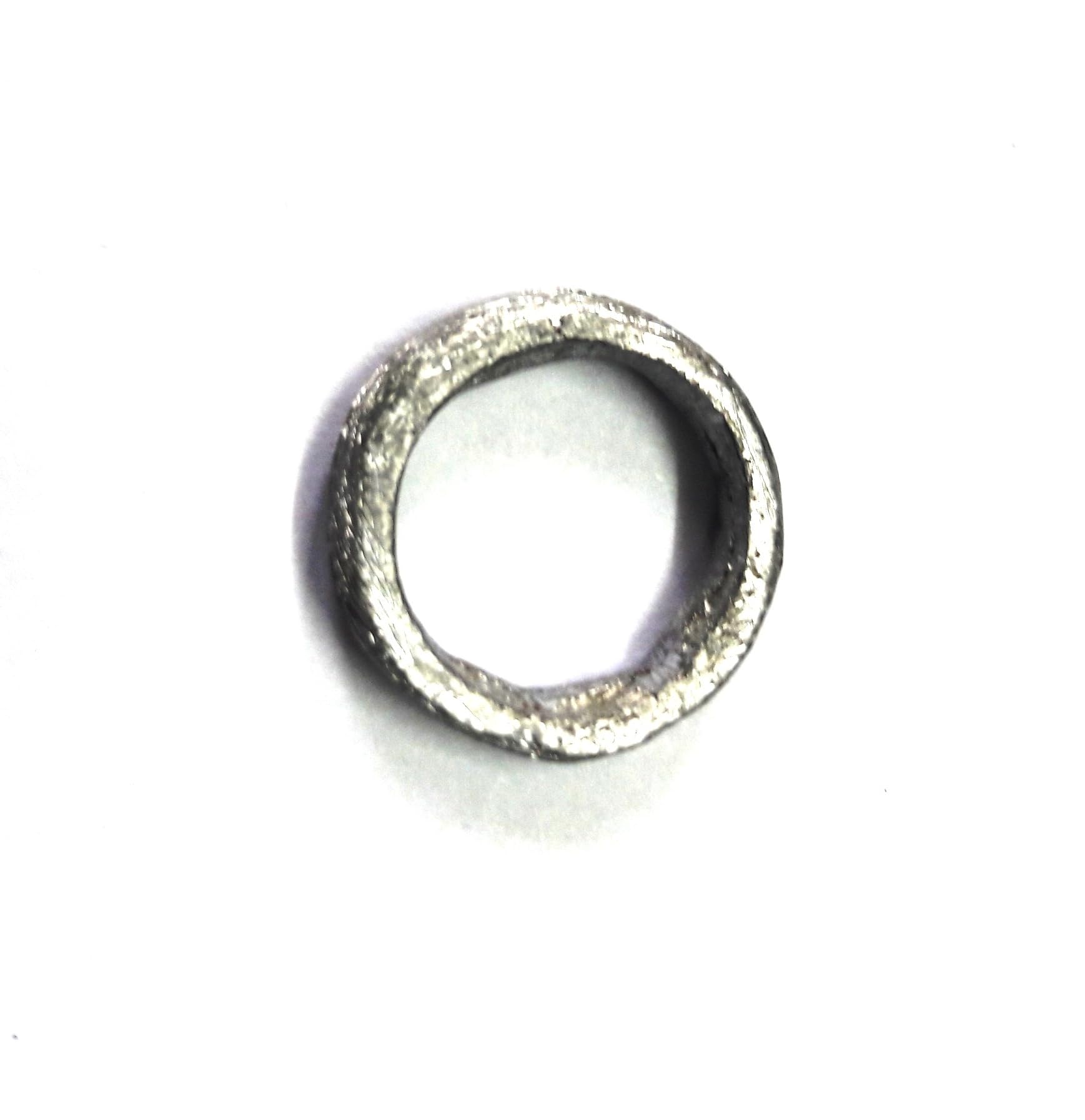Unisex Ranga Ring, Ranga Metal, Half Eternity Ring, Everyday Wear, Medium-picture-17