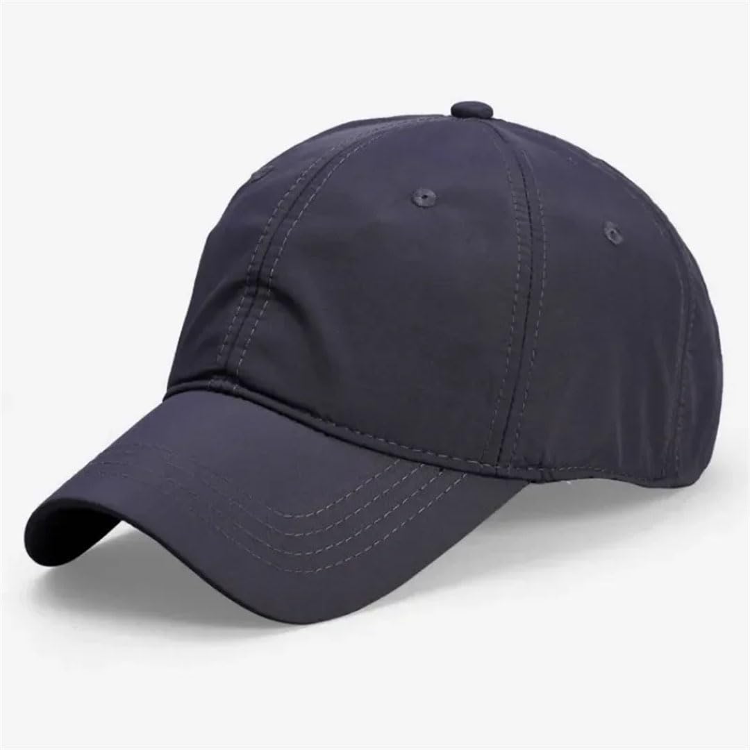 Cappellino da baseball da uomo di grandi dimensioni ad asciugatura rapida traspirante grande taglie forti cappelli da sole sport all'aperto visiera ad asciugatura rapida cachi 61-63 cm