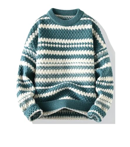 Men's Striped Sweater Men Casual Knitted Pullovers O-Neck Long Sleeves Warm Sweaters2