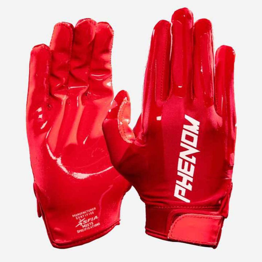 Phenom EliteRed Football Gloves - VPS1 S